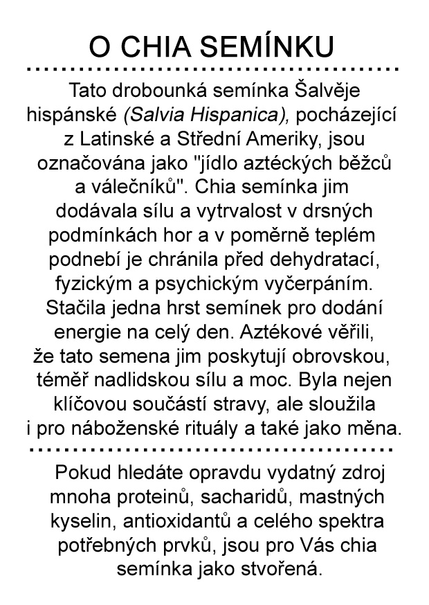 Dr.Hlaváč - BIO Chia Meruňka 260g